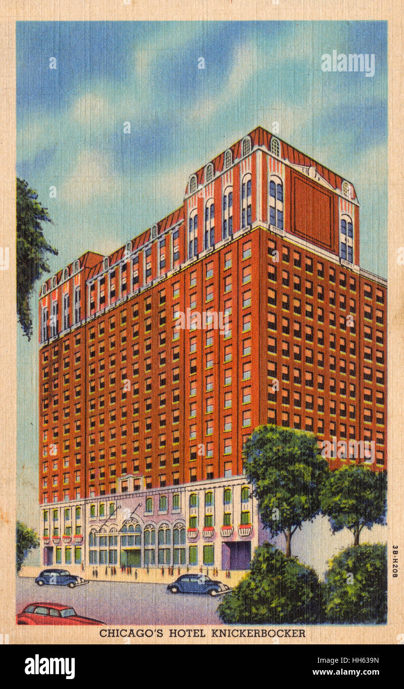 Millennium Knickerbocker Hotel Chicago (built in 1927 Stock Photo - Alamy