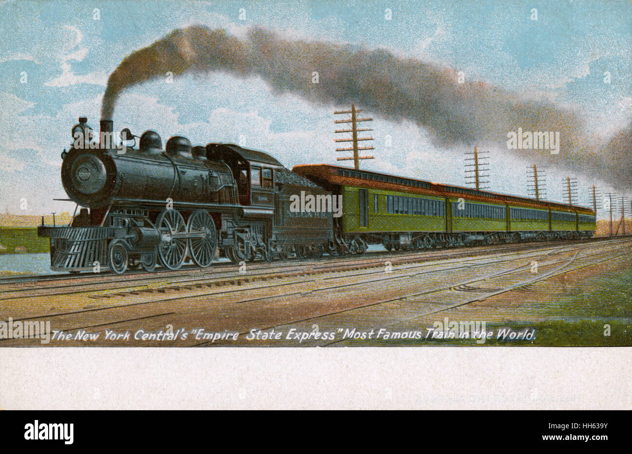 USA - The New York Central's 'Empire State Express' Stock Photo