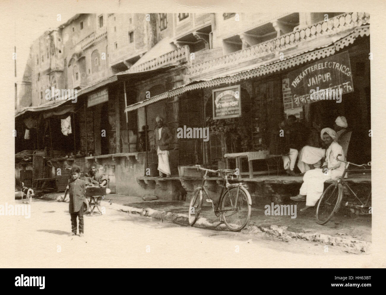 Street scene, Jaipur, Rajasthan, India Stock Photo