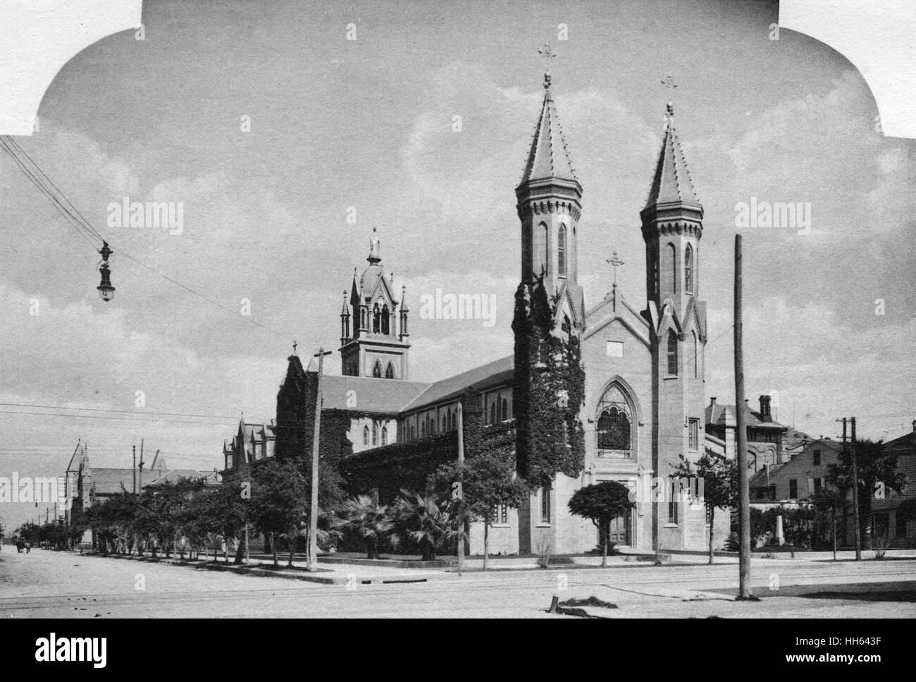 St Mary's Cathedral, Galveston, Texas, USA. Stock Photo