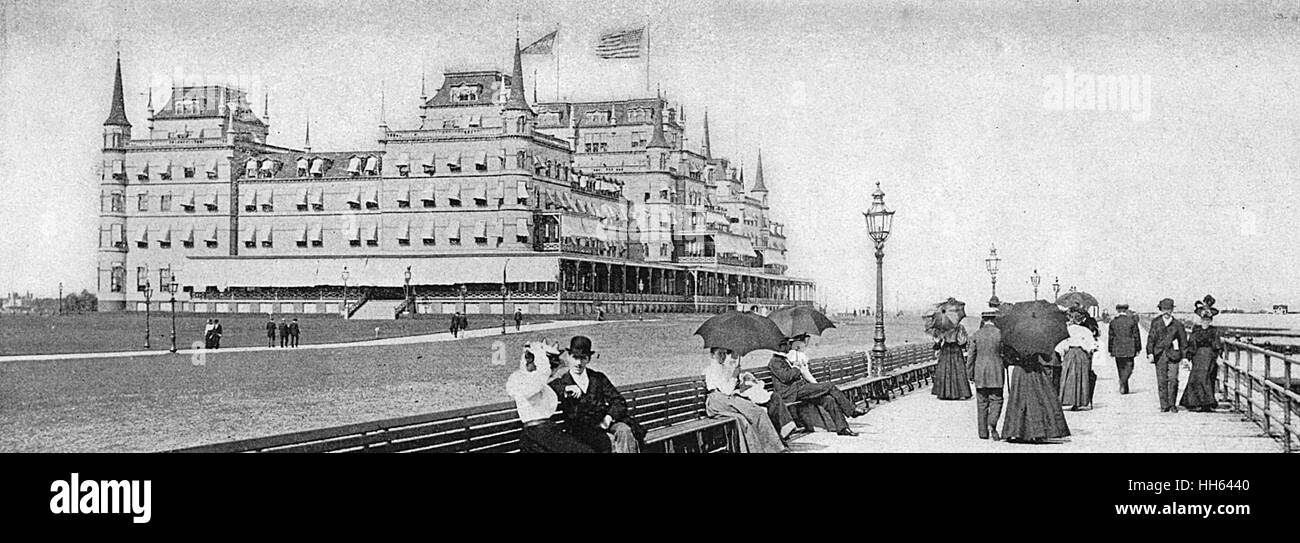 Oriental Hotel, Manhattan Beach, New York City, USA. Stock Photo