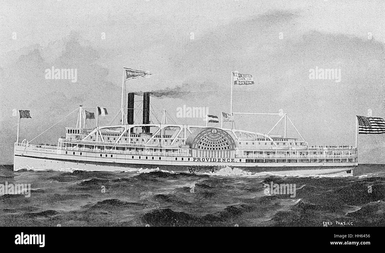 Steamer providence Black and White Stock Photos & Images Alamy