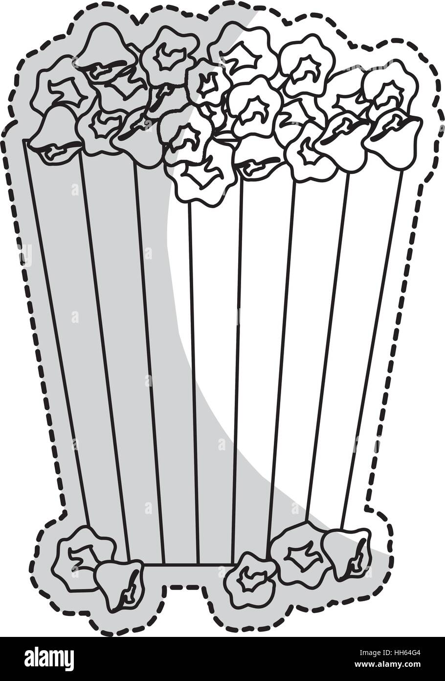 popcorn in striped container icon image Stock Vector Image & Art Alamy