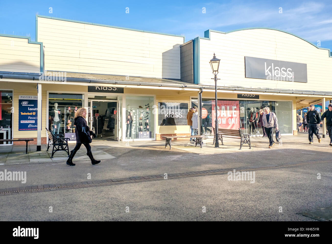 Freeport Shopping Outlet Stock Photo