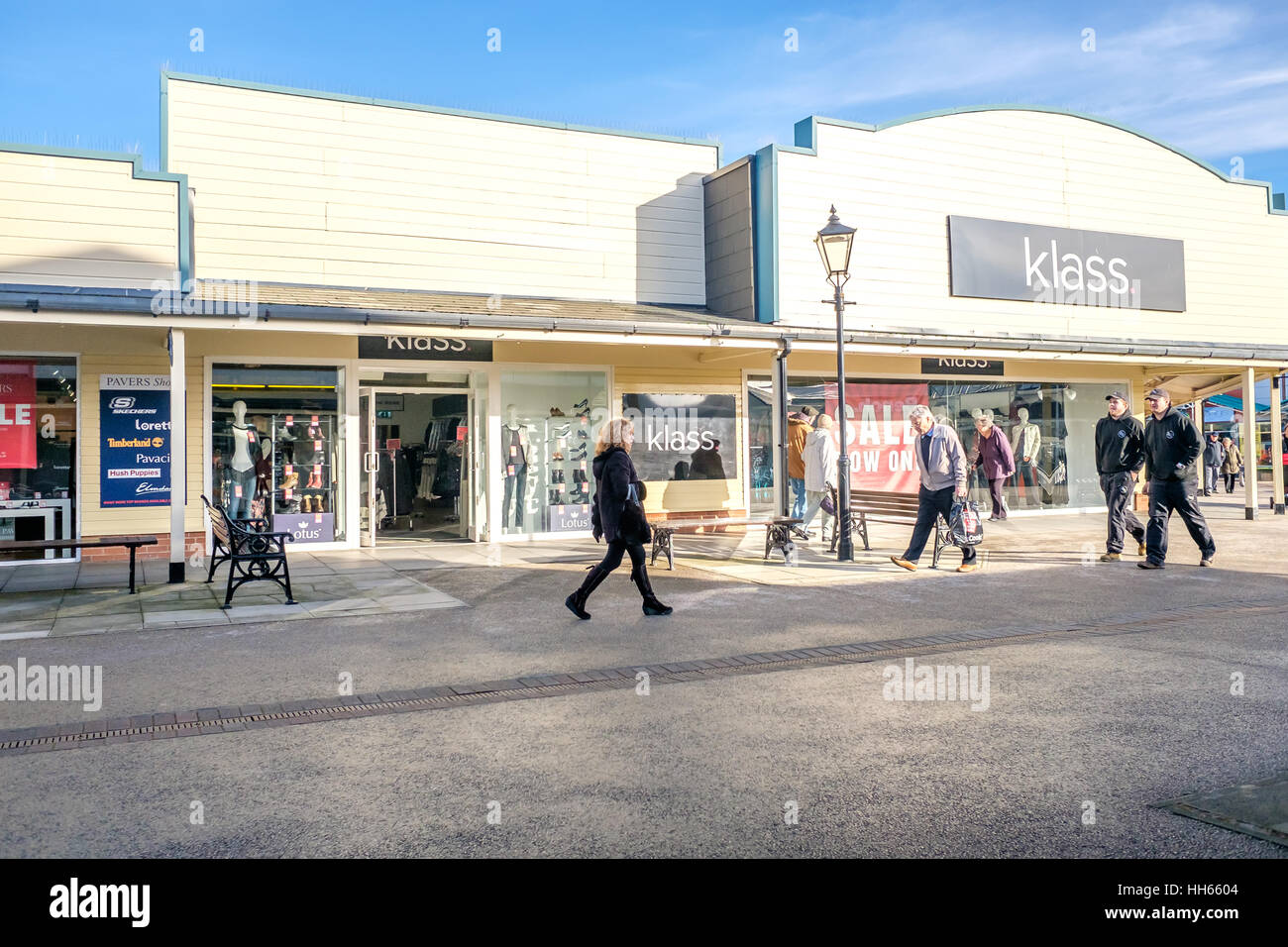 Freeport Shopping Outlet Stock Photo