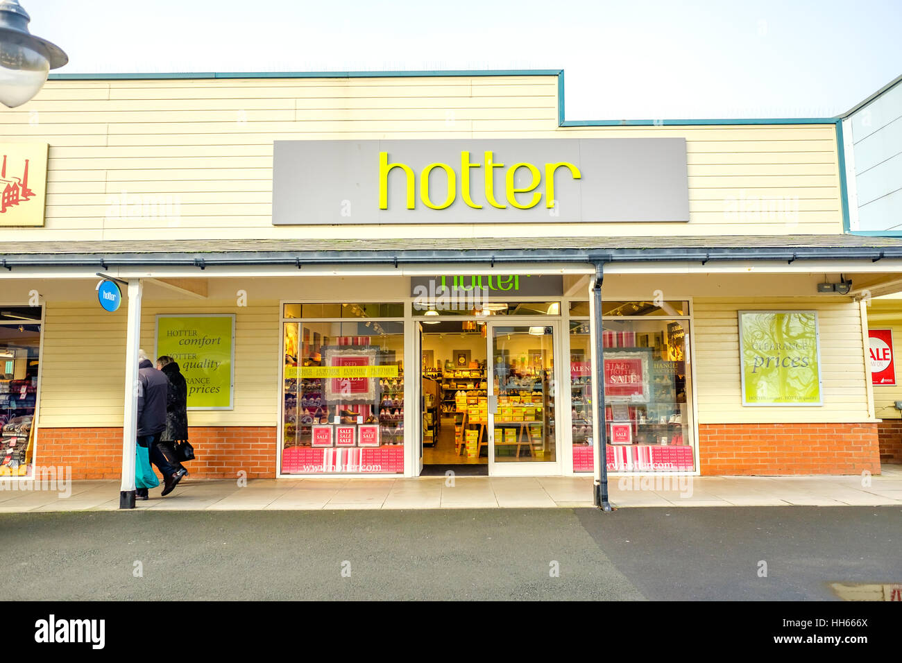 Hotter Shoe shop Freeport Stock Photo