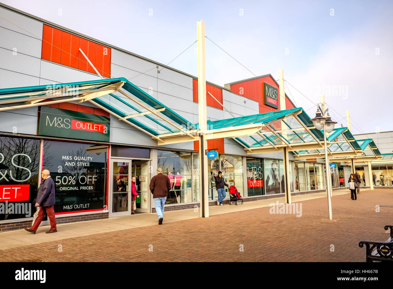 Freeport Shopping Outlet Fleetwood Stock Photo Alamy