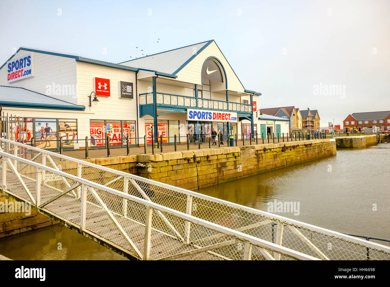 Freeport Shopping Outlet Fleetwood Stock Photo