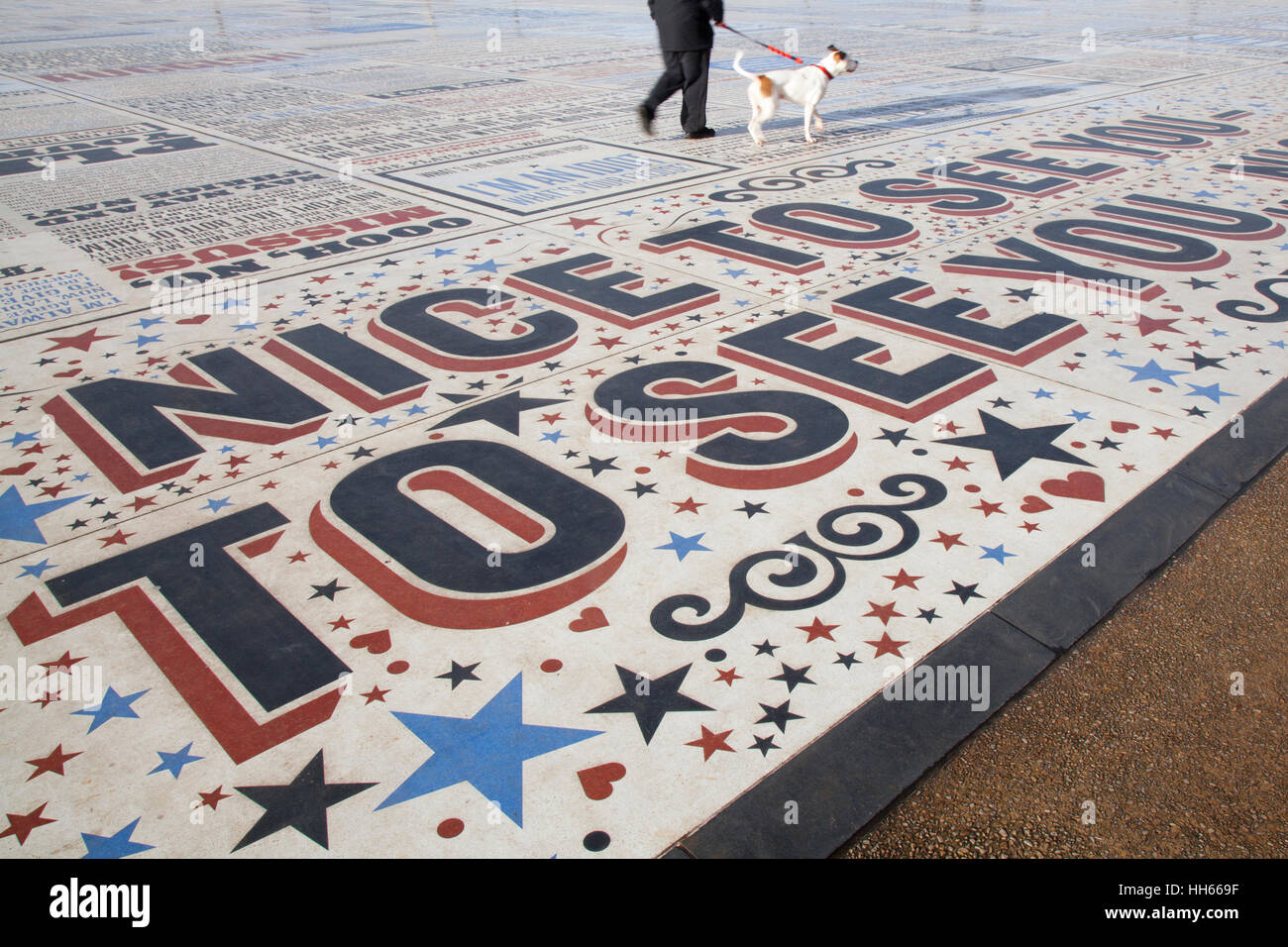 Comedy carpet celebrating the jokes, funniest quotes, catch phrases