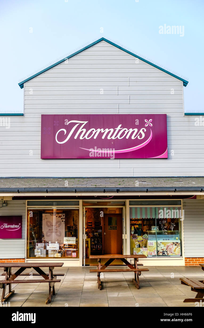 Thorntons Chocolate Shop Stock Photo