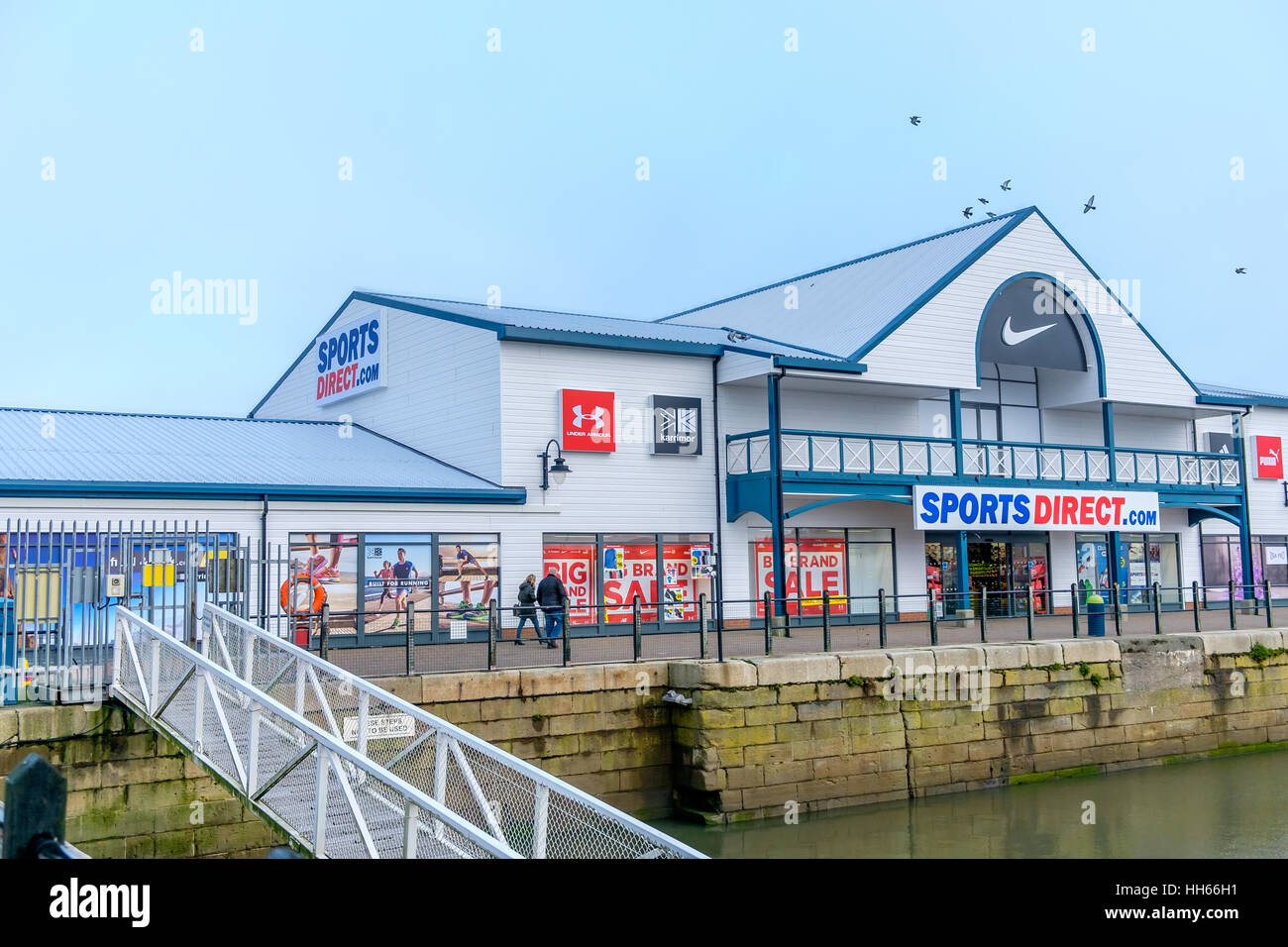 Sports Direct Shop at Freeport Fleetwood Stock Photo Alamy
