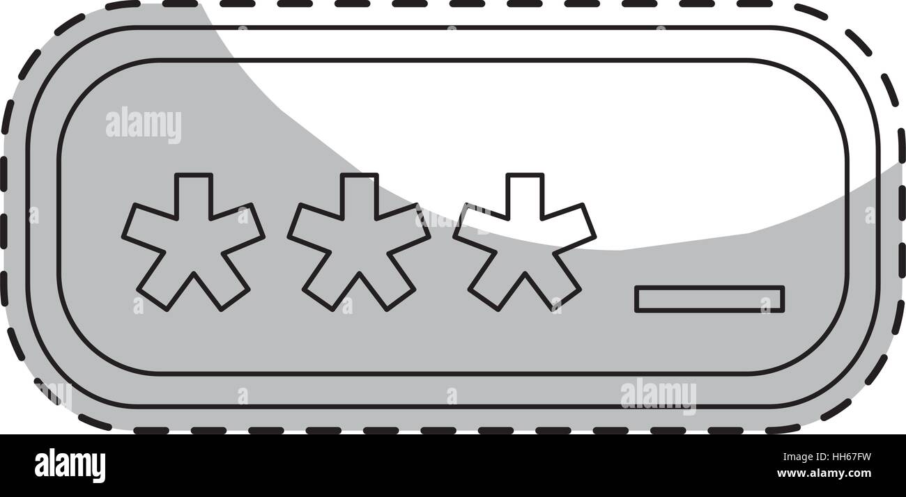 login and password icon over white background. vector illustration ...
