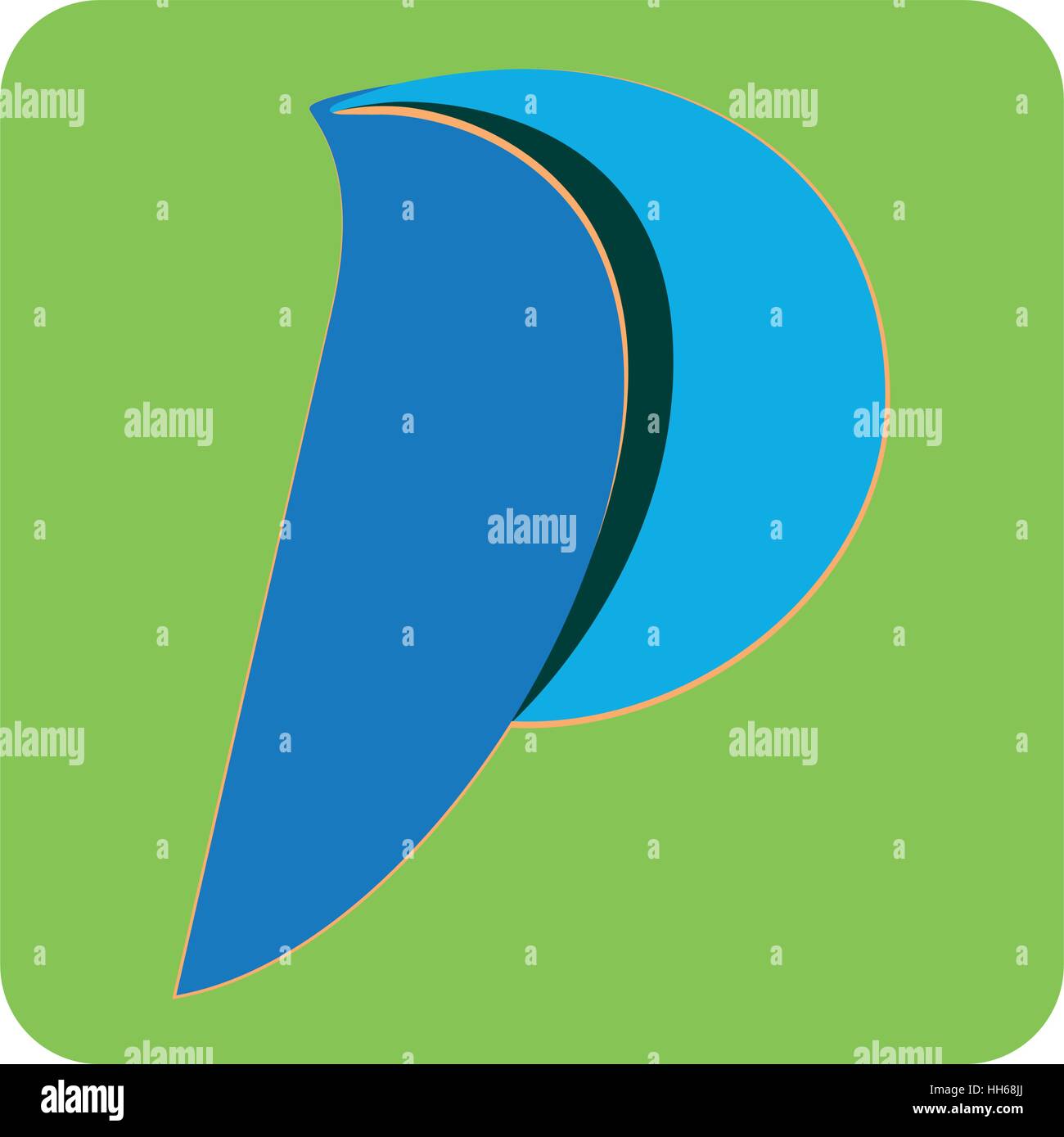 P logo Concept Design, EPS 8 supported Stock Vector Image & Art - Alamy