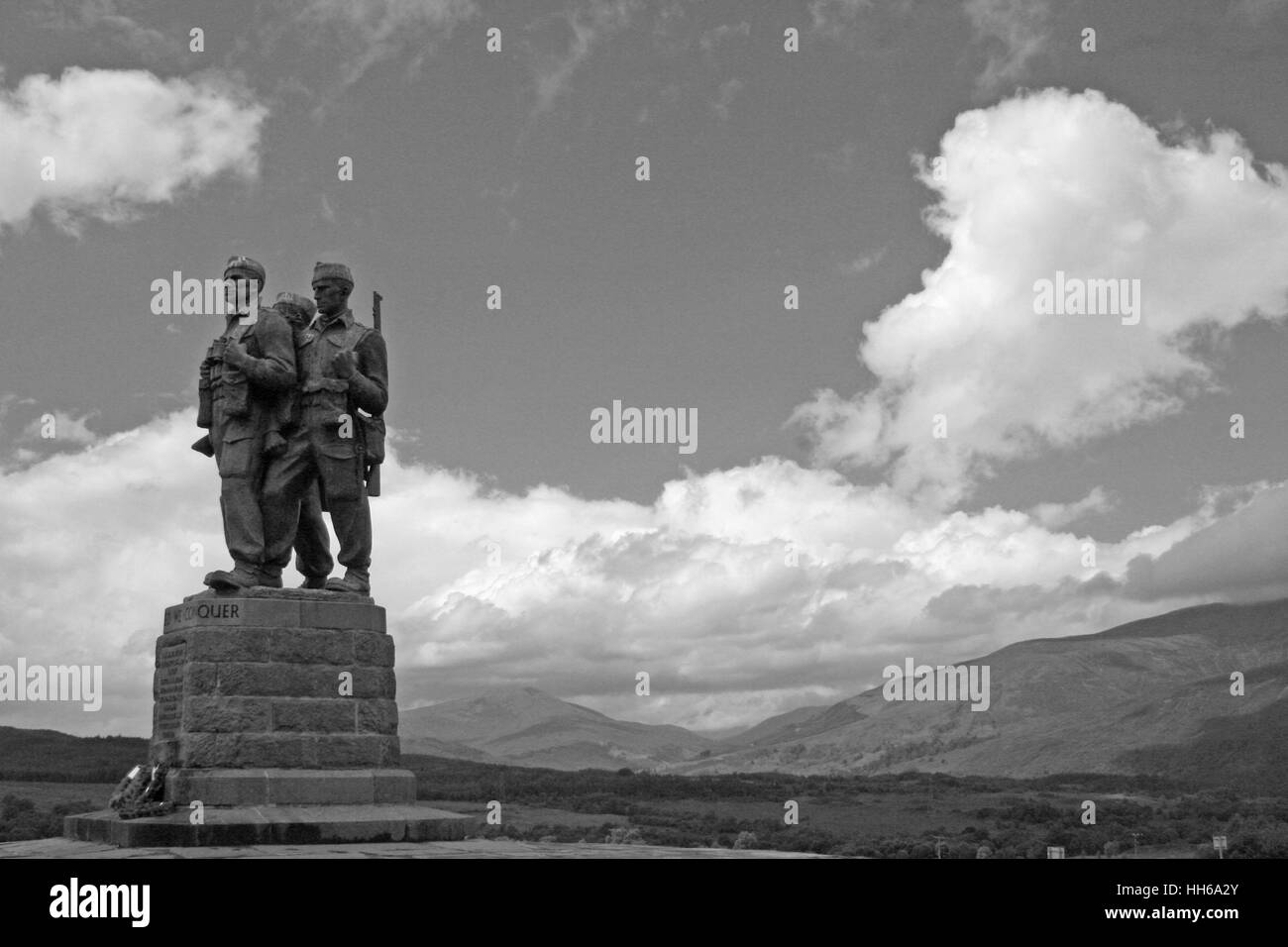 Commando Memorial at Spean Bridge Stock Photo