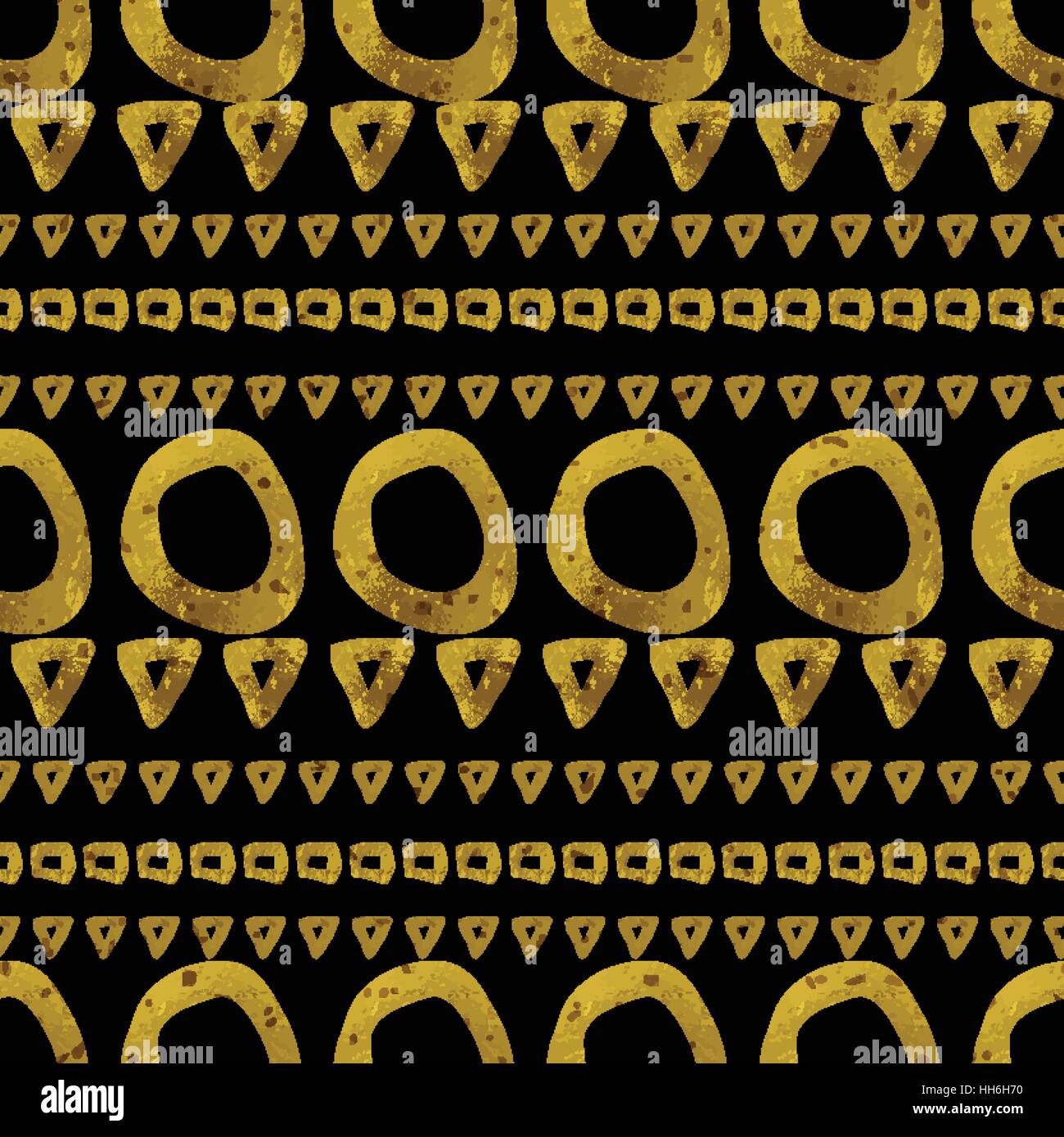 Geometric black and gold seamless pattern Stock Vector Image & Art - Alamy