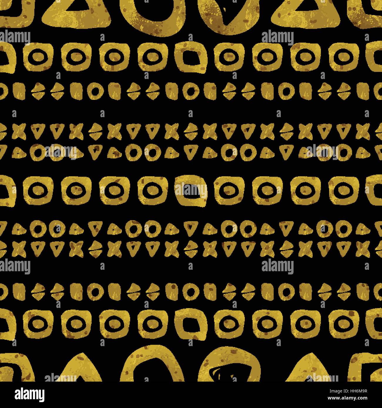 Geometric black and gold seamless pattern Stock Vector Image & Art - Alamy