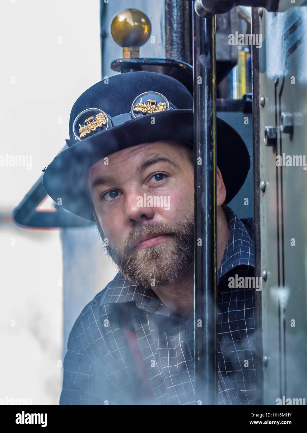 steam train drivers hat