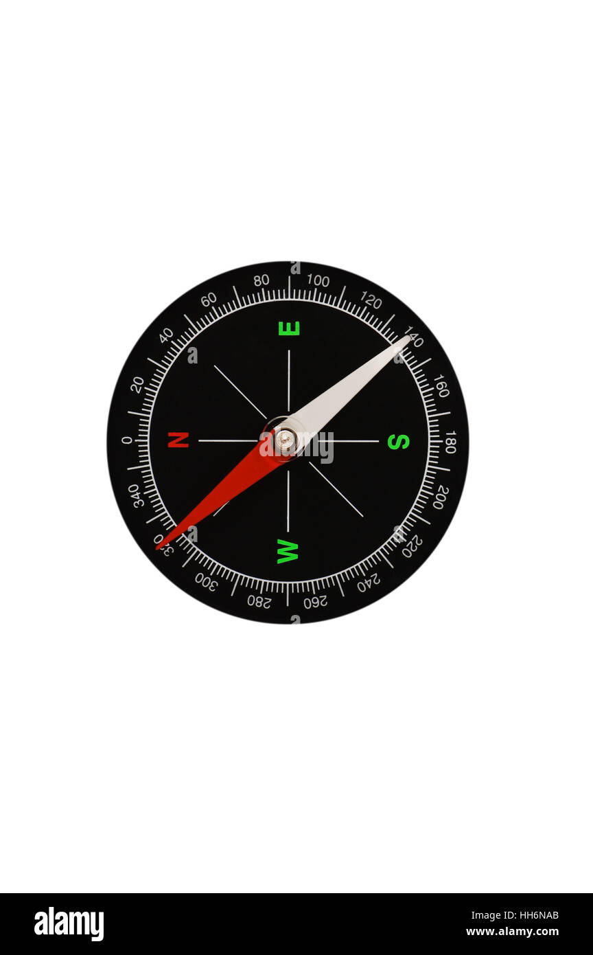 Old Compass Isolated On The White Background Stock Photo Alamy