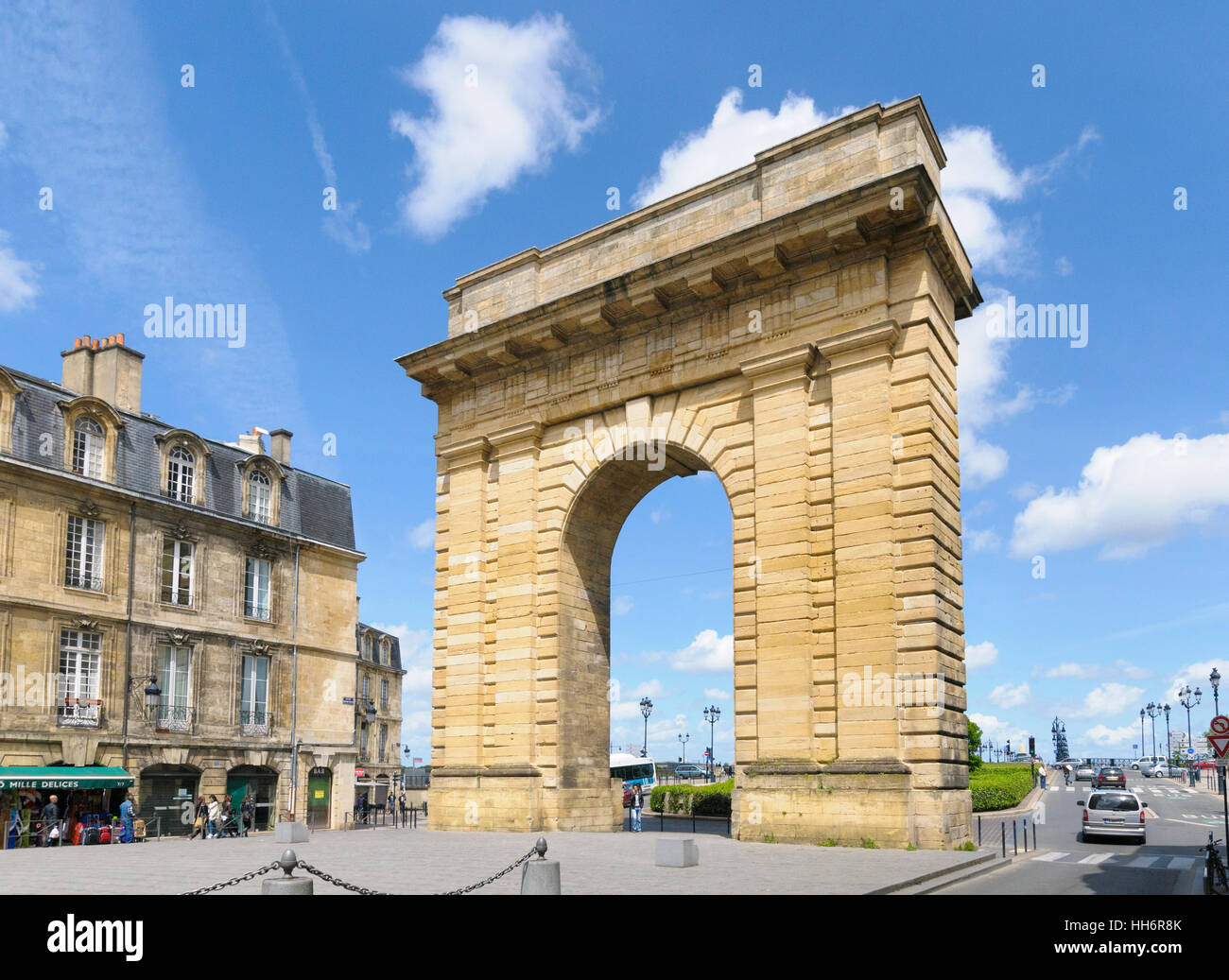 Porte de Bourgogne, Bordeaux, Gironde, Aquitaine, France Stock Photo