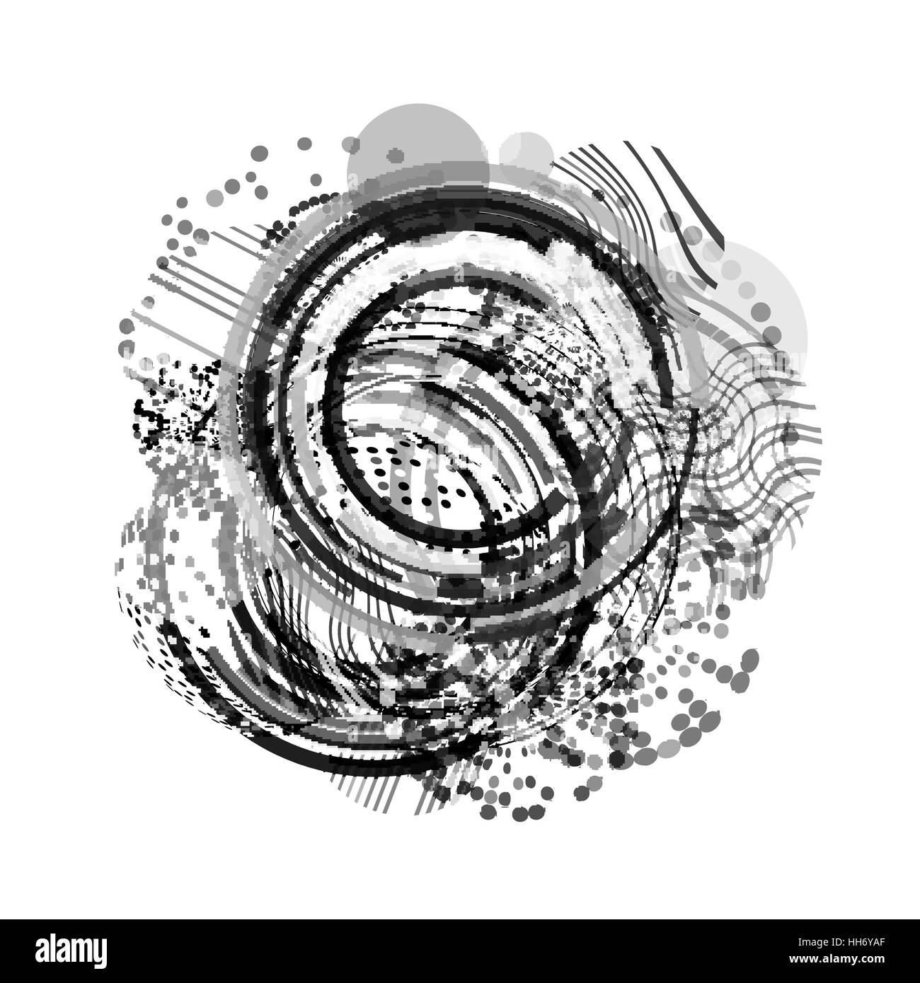 Vector Geometric Circle Background . Circle Pattern Background ...