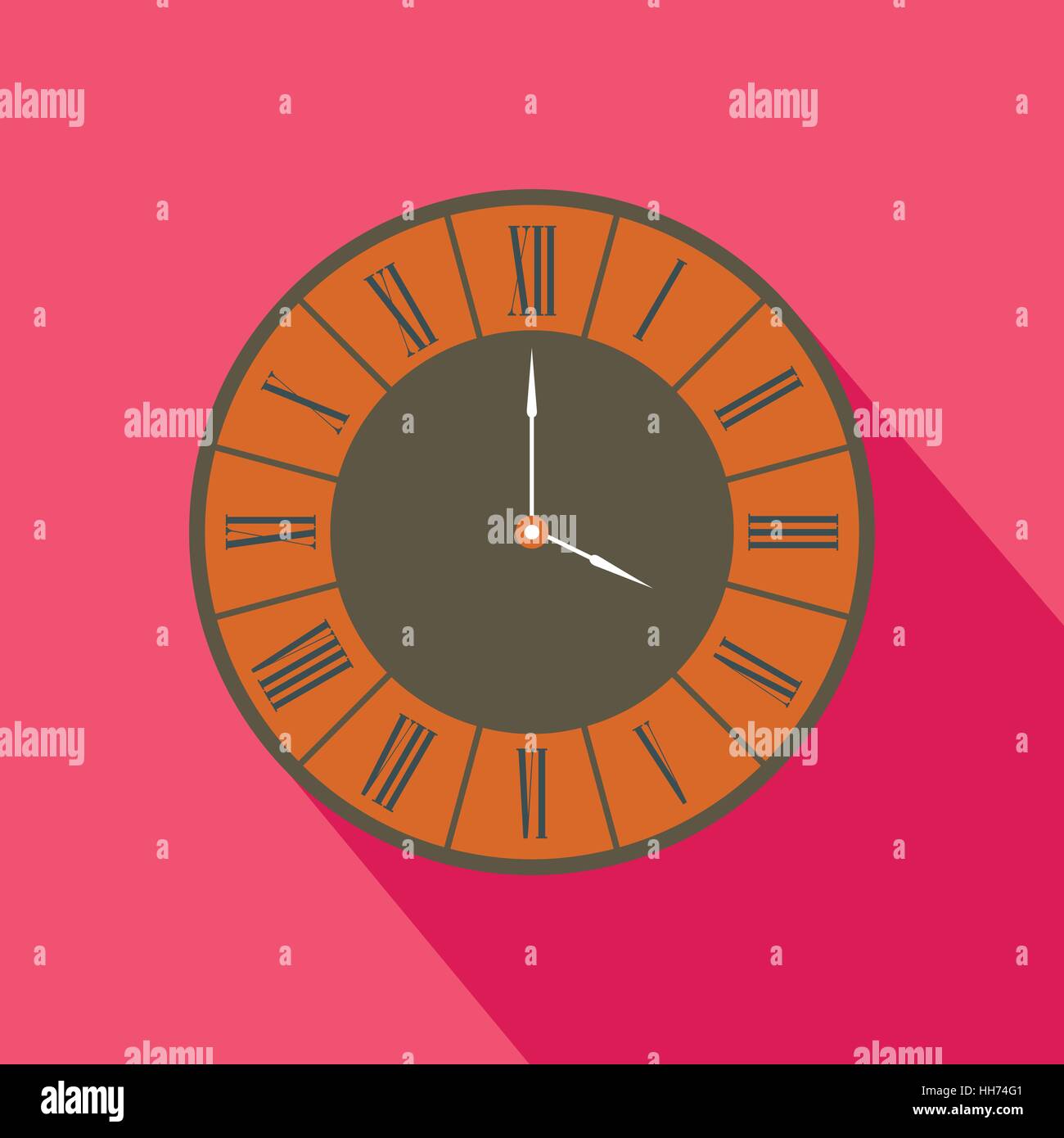 Watch icon, flat style Stock Vector Image & Art - Alamy