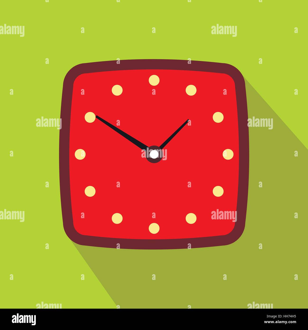 Watch icon, flat style Stock Vector Image & Art - Alamy