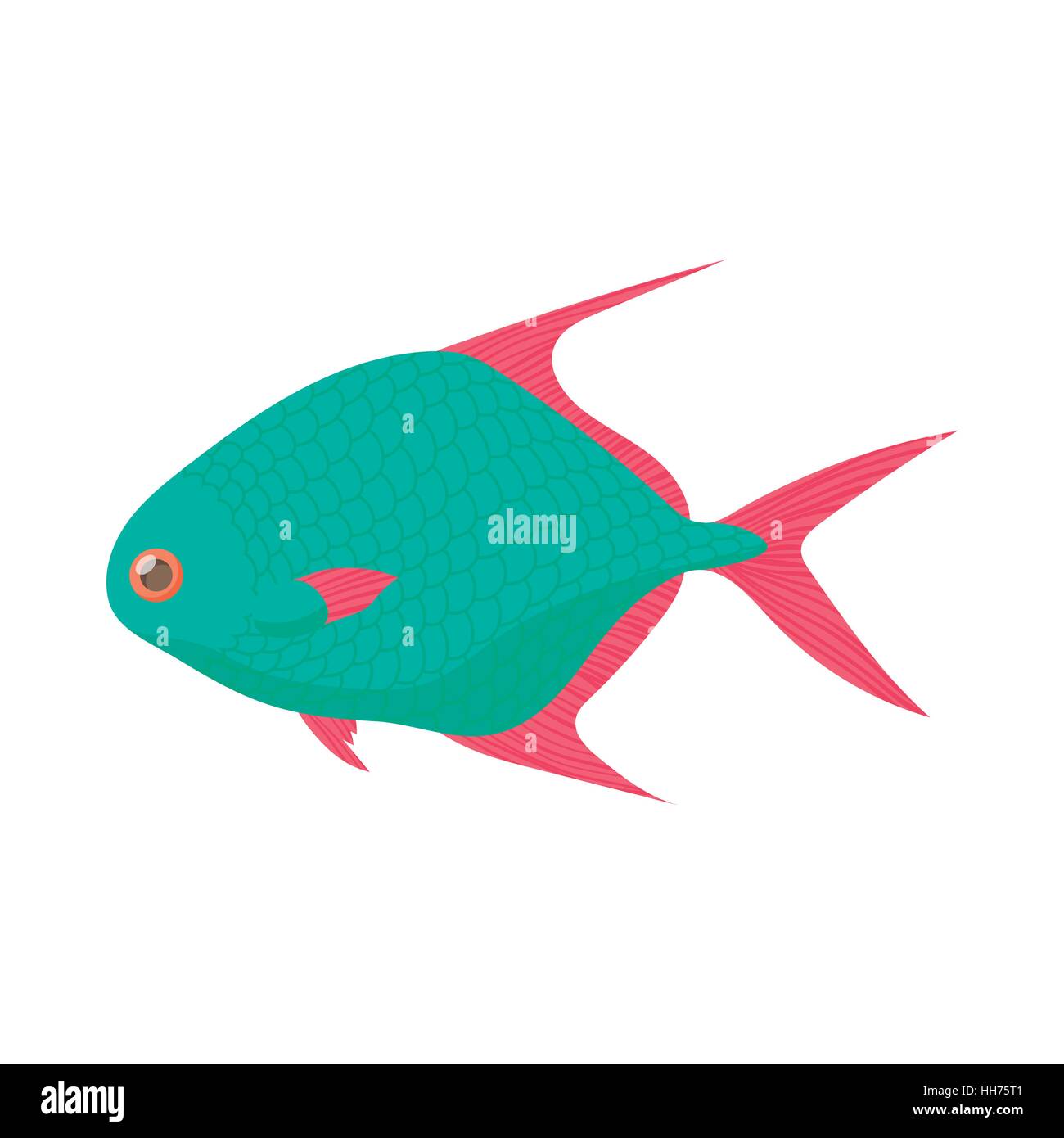 Tropical fish icon, cartoon style Stock Vector Image & Art - Alamy