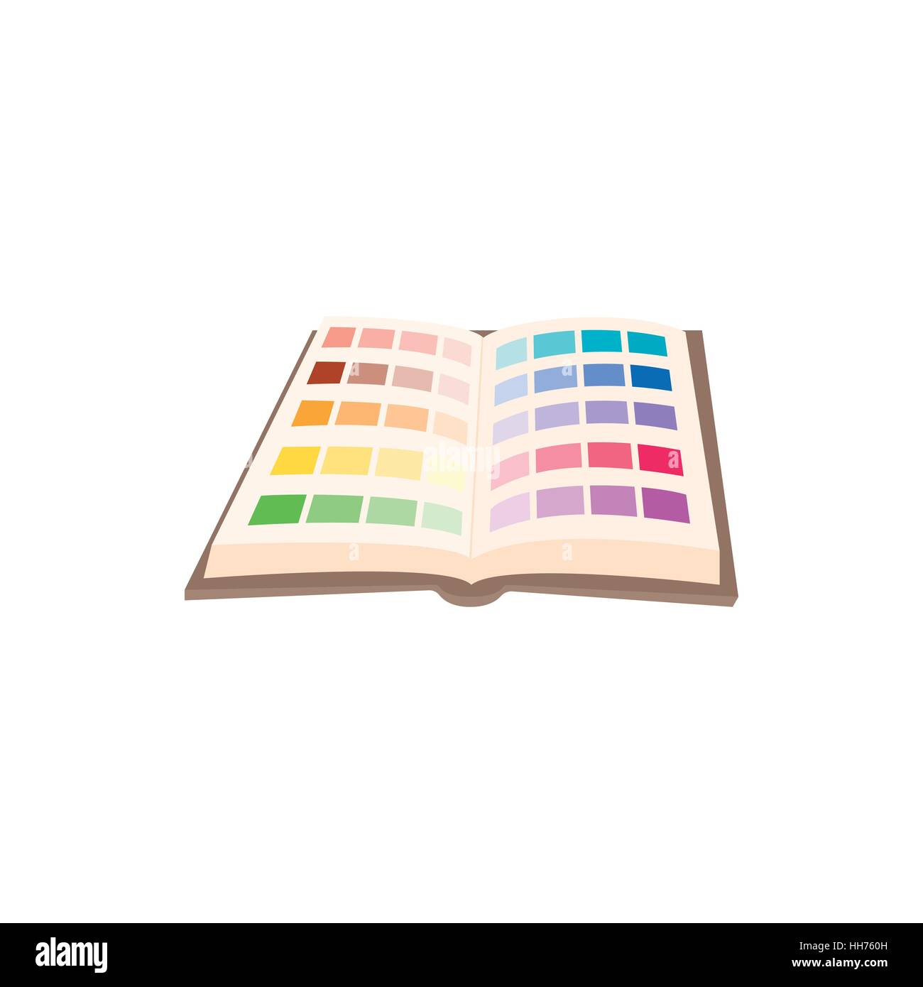 Color guide icon in cartoon style Stock Vector Image & Art - Alamy