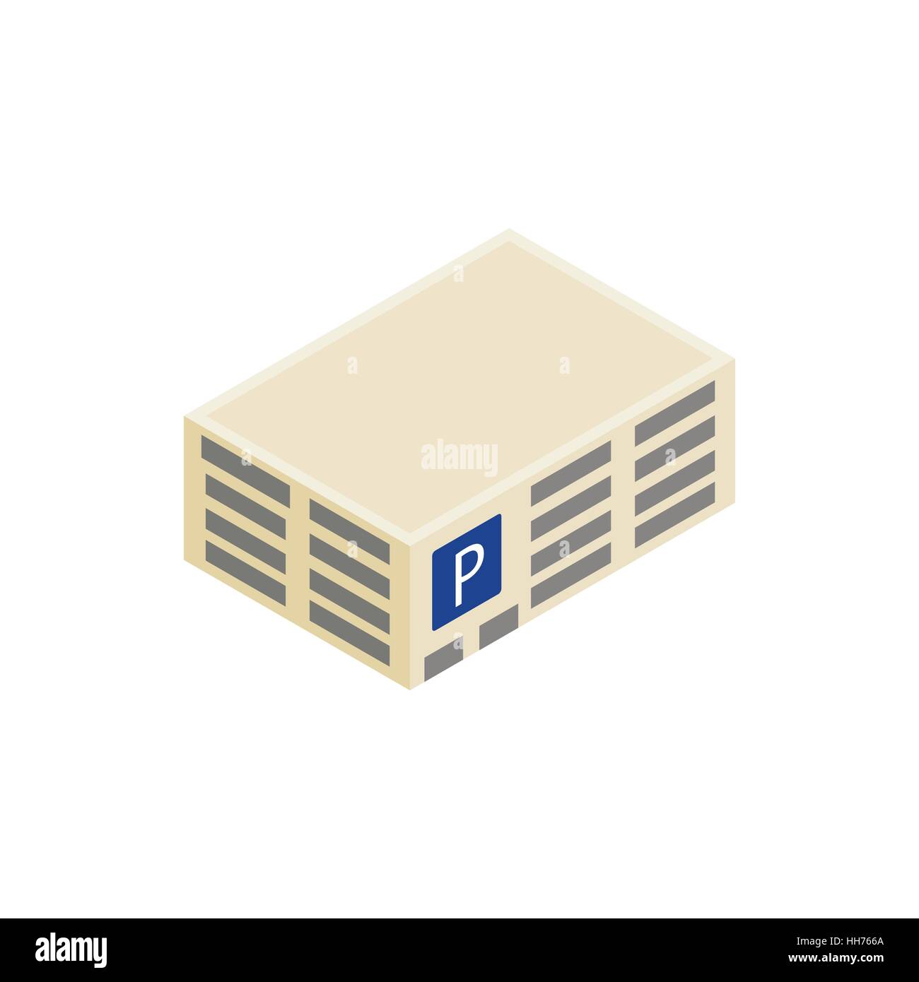 Parking building icon, isometric 3d style Stock Vector Image & Art - Alamy