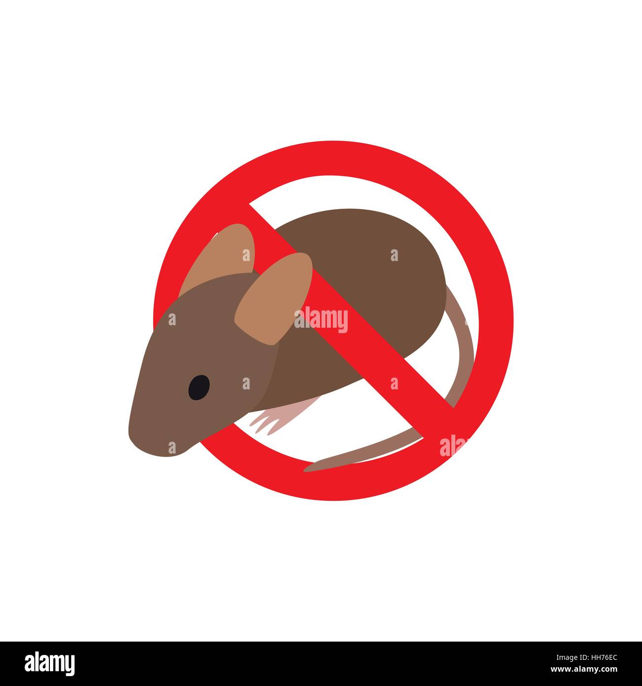 Rat Danger Zone Sign