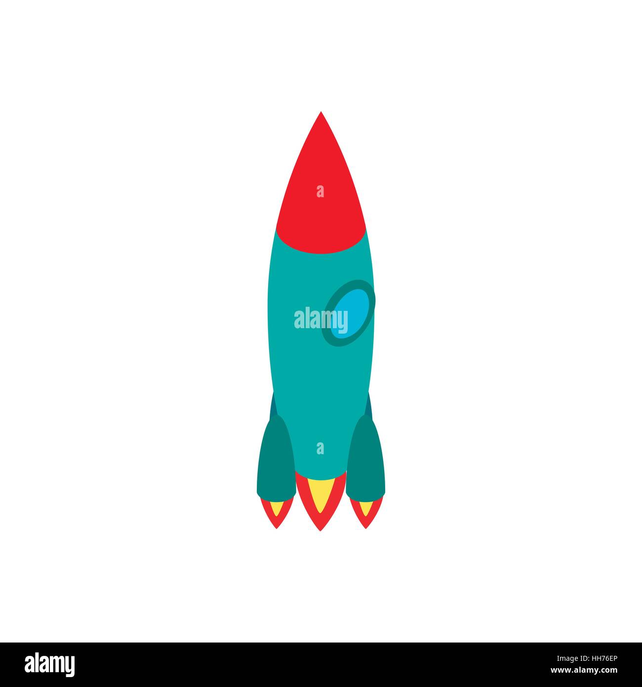 Green rocket icon, isometric 3d style Stock Vector Image & Art - Alamy