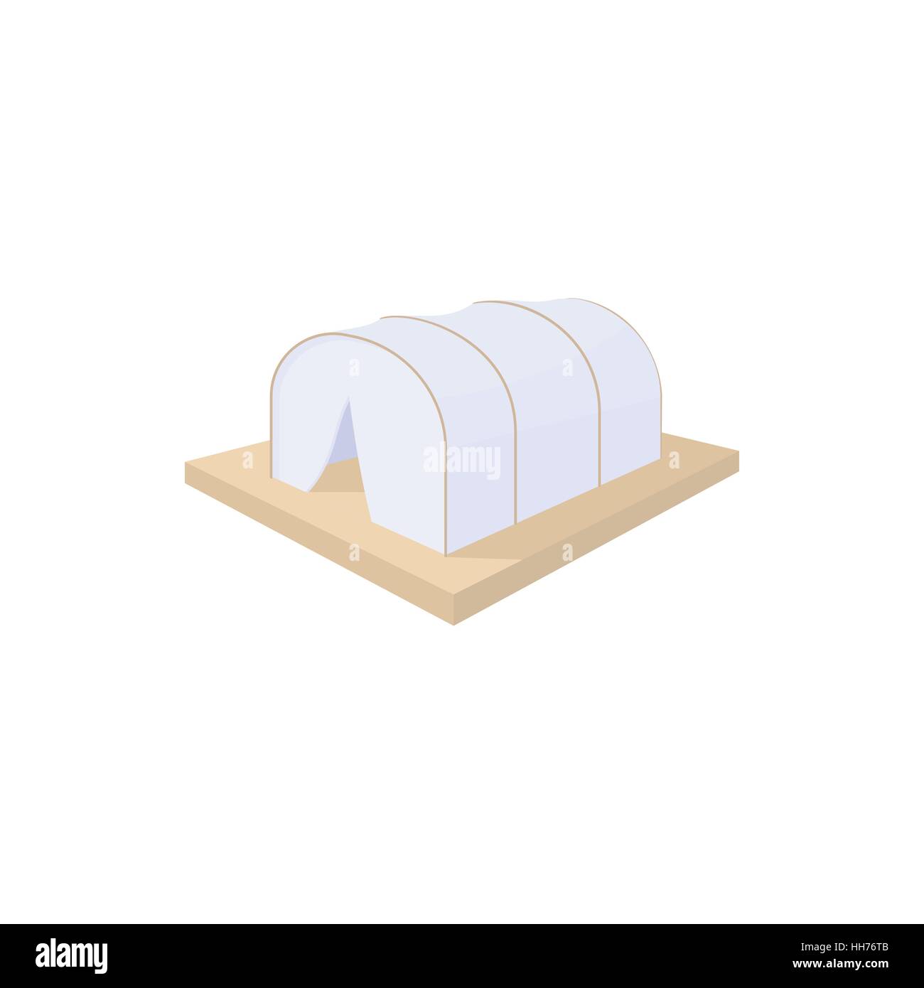 Makeshift camp icon, cartoon style Stock Vector Image & Art - Alamy