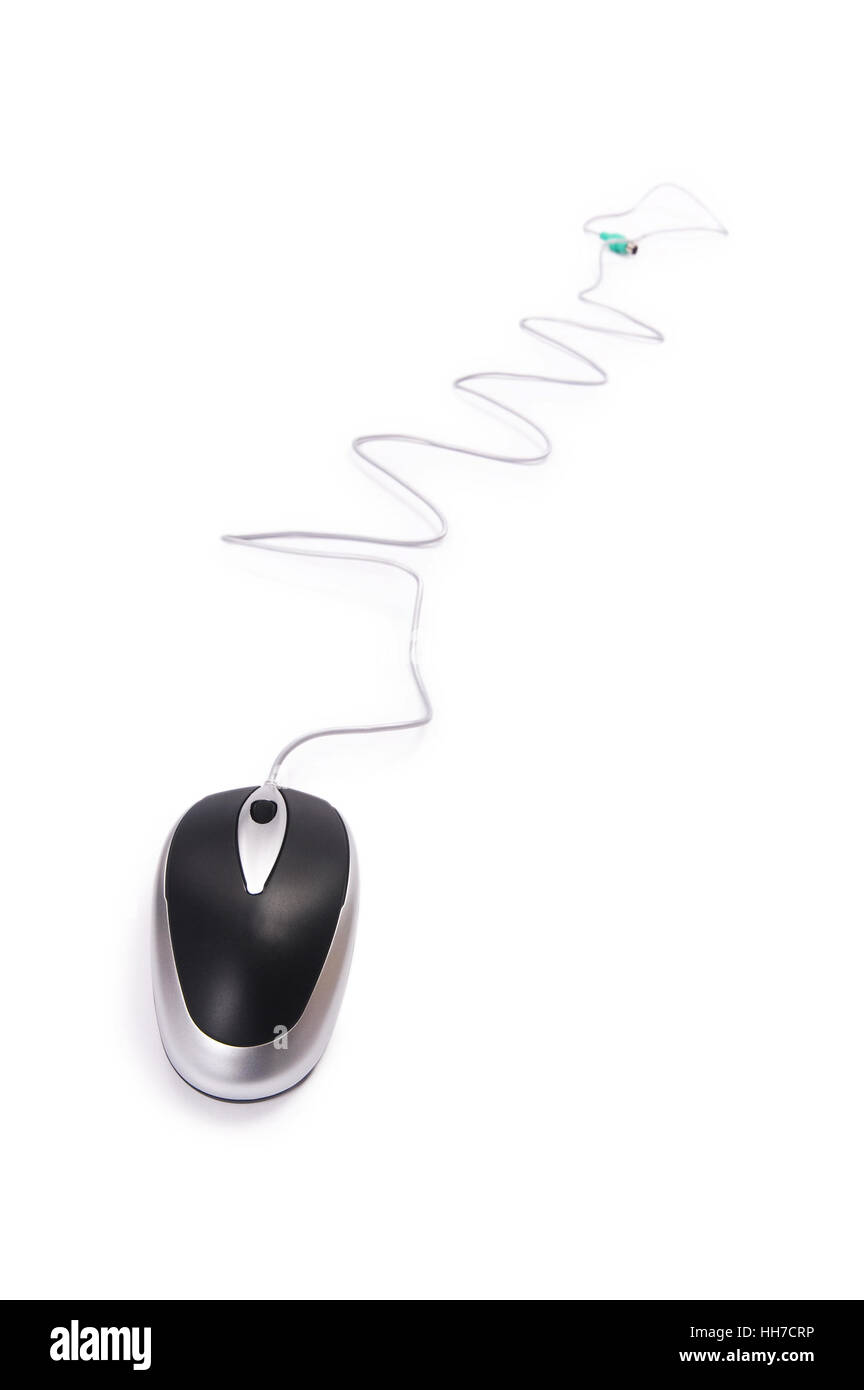 Computer mouse isolated on the white background Stock Photo - Alamy