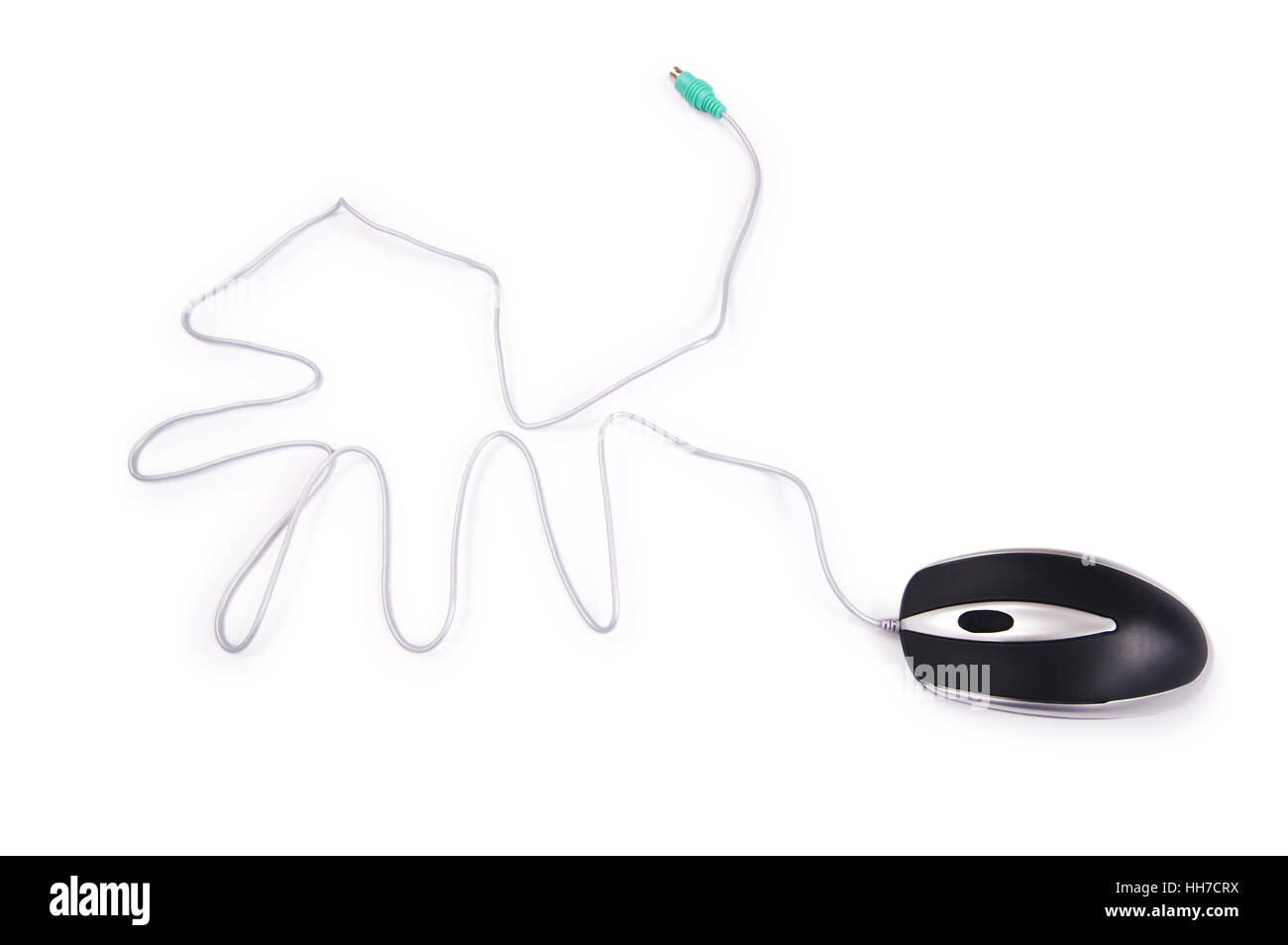 Computer mouse isolated on the white background Stock Photo - Alamy
