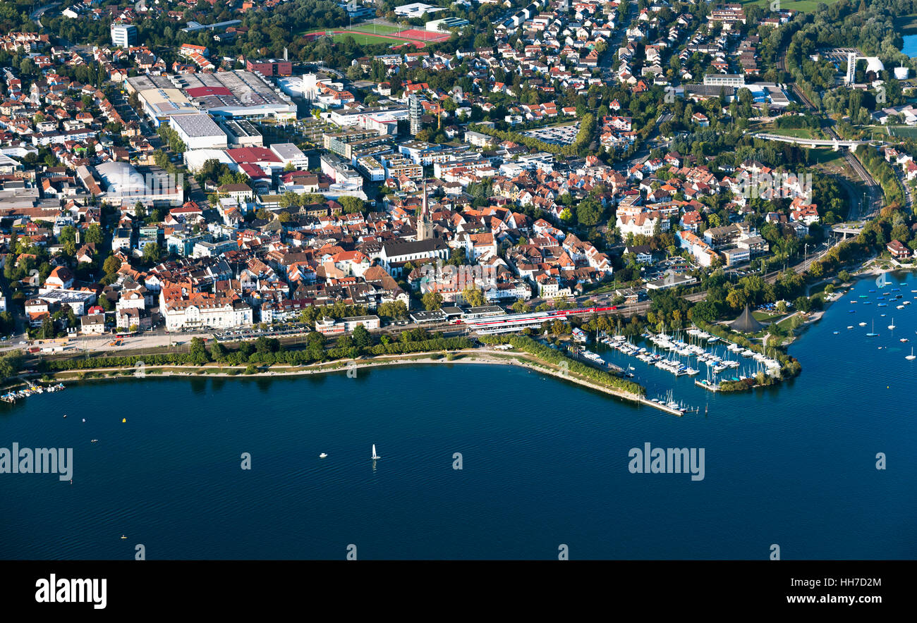 Radolfzell, Moos, Lake Constance, Baden-Württemberg, Germany Stock Photo