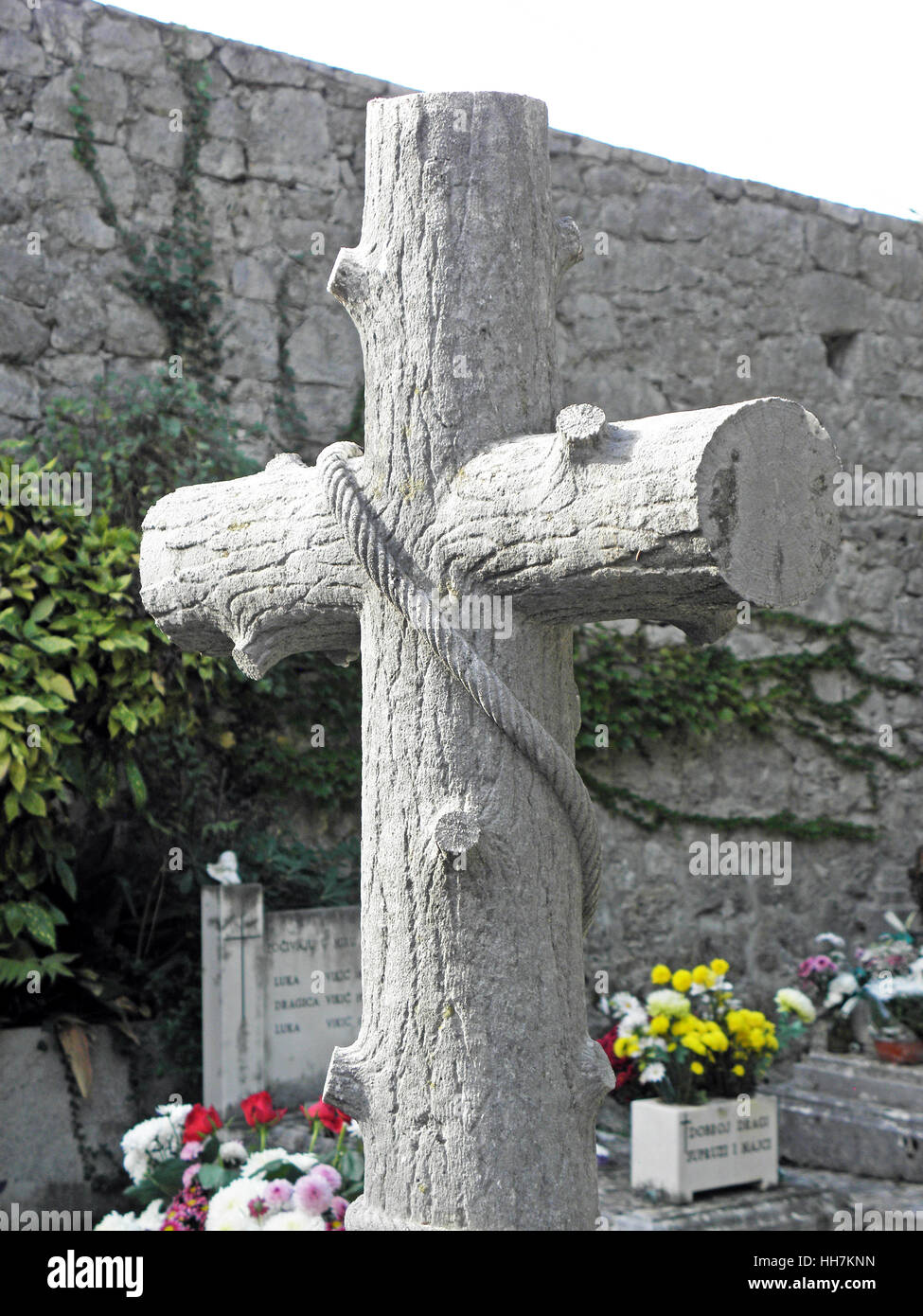 Cemetery Boninovo,Dubrovnik,Croatia,Europe,44 Stock Photo