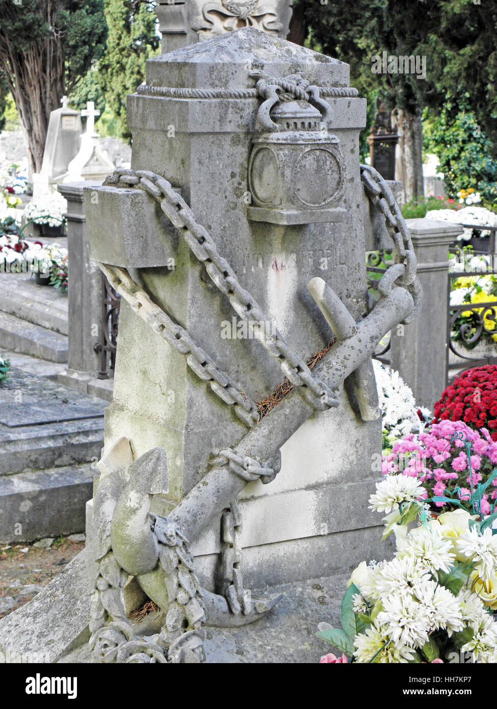 Cemetery Boninovo,Dubrovnik,Croatia,Europe,47 Stock Photo