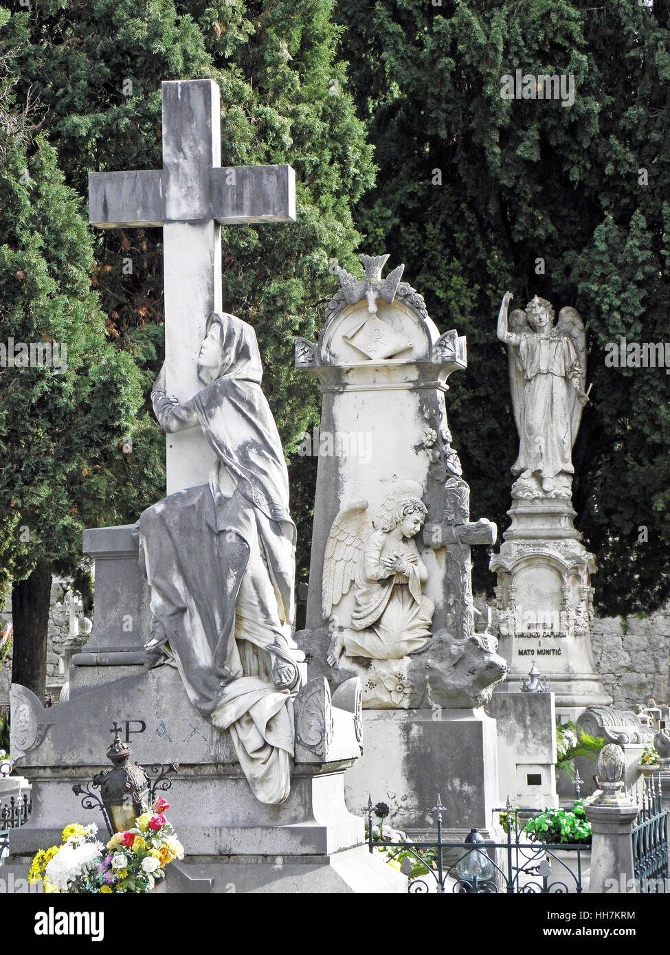 Cemetery Boninovo,Dubrovnik,Croatia,Europe,59 Stock Photo