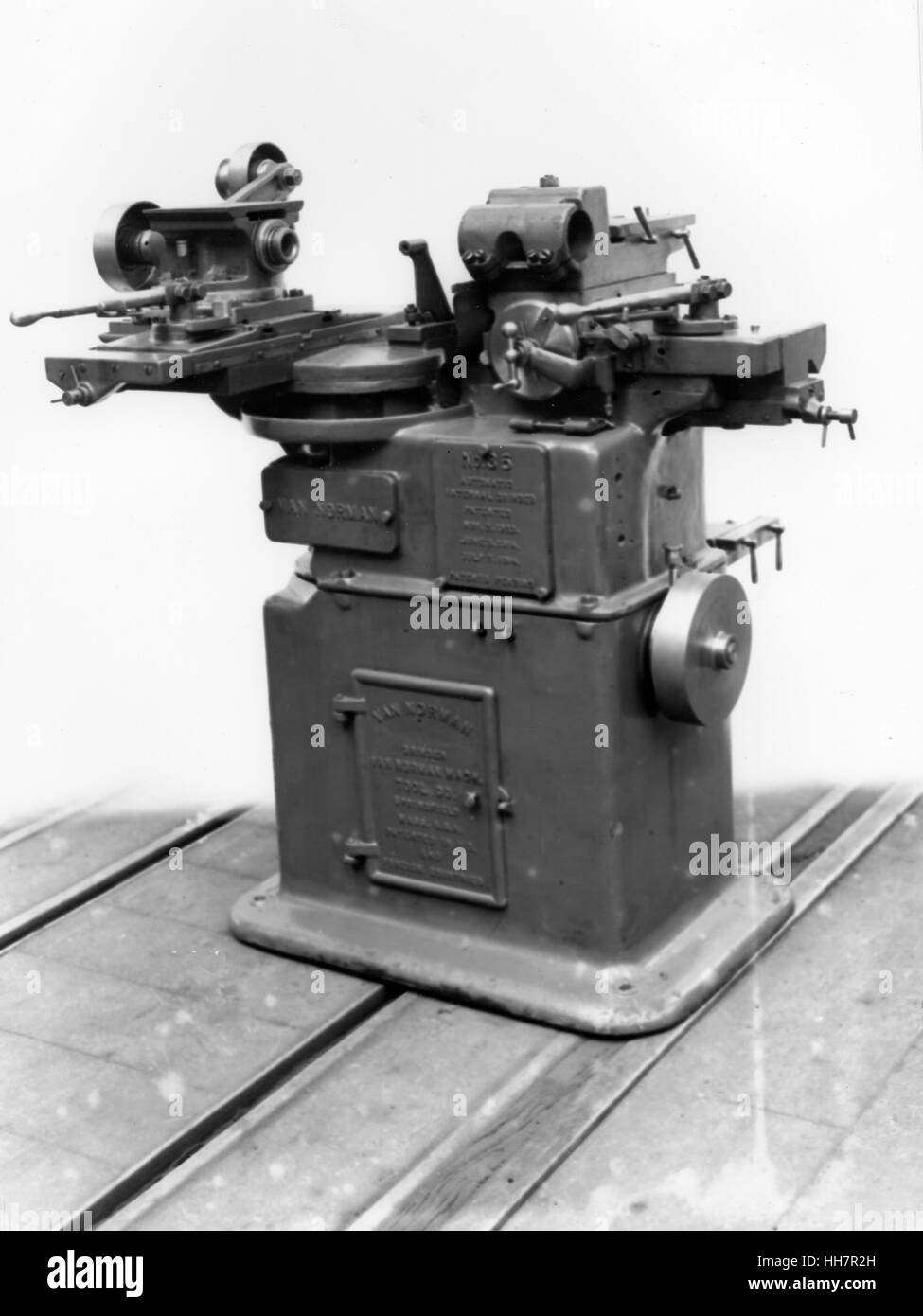 1930 - 40. Fiat - Ansaldo machine. Motors components. Stock Photo