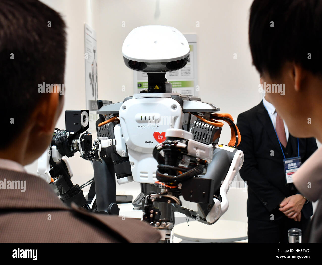 Robodex Tokyo, Japan. 18th Jan, 2017. RoboDEX, a comprehensive trade show ...