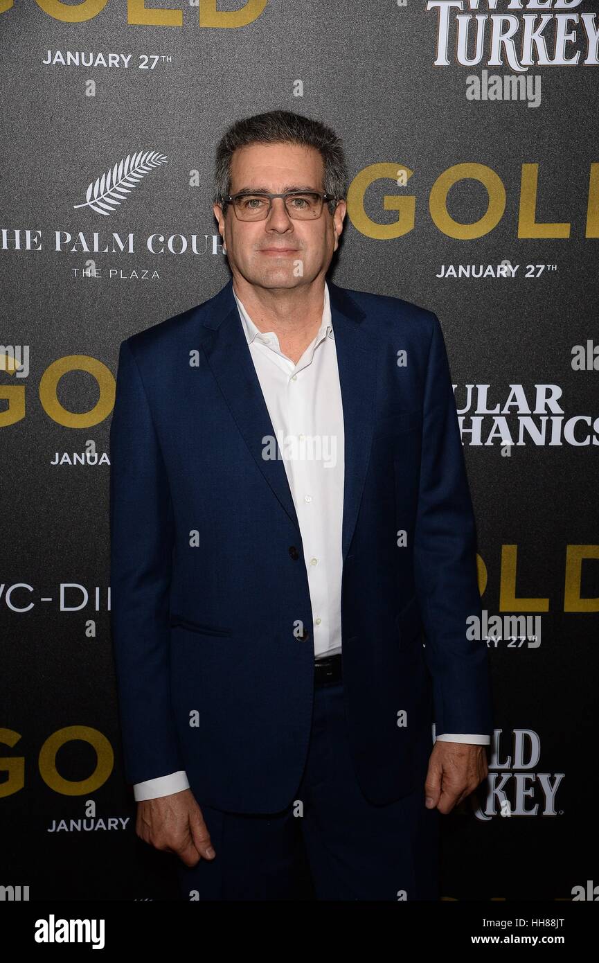 New York, NY, USA. 17th Jan, 2017. Michael Nozik at arrivals for GOLD Premiere, AMC Loews Lincoln Square, New York, NY January 17, 2017. Credit: Eli Winston/Everett Collection/Alamy Live News Stock Photo