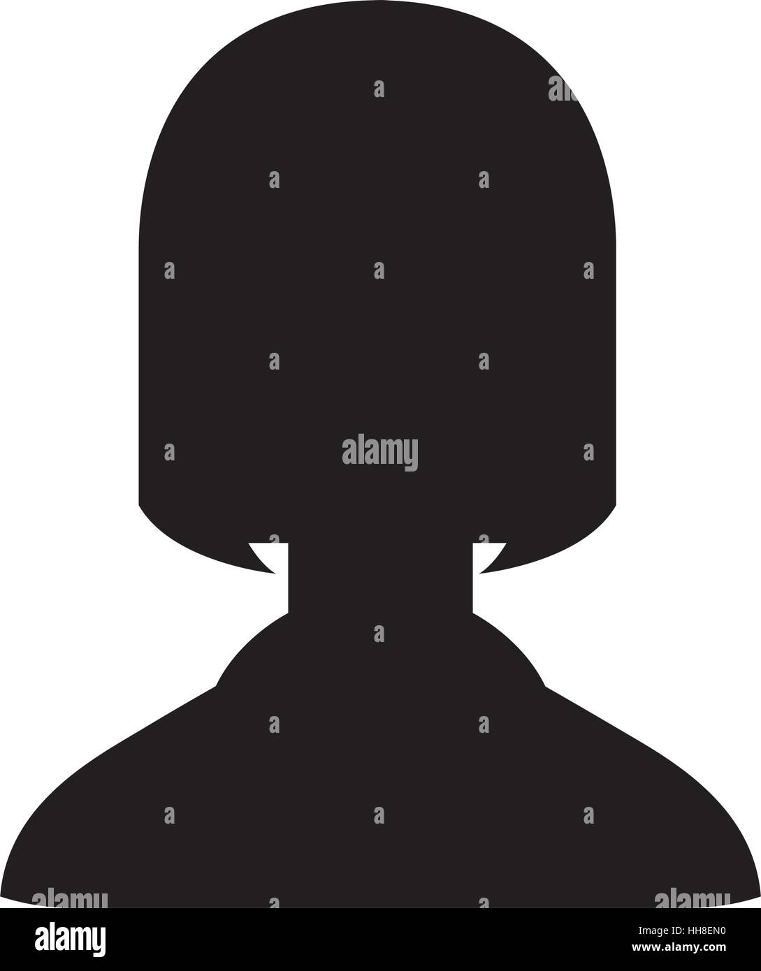 silhouette user avatar icon vector illustration design Stock Vector ...