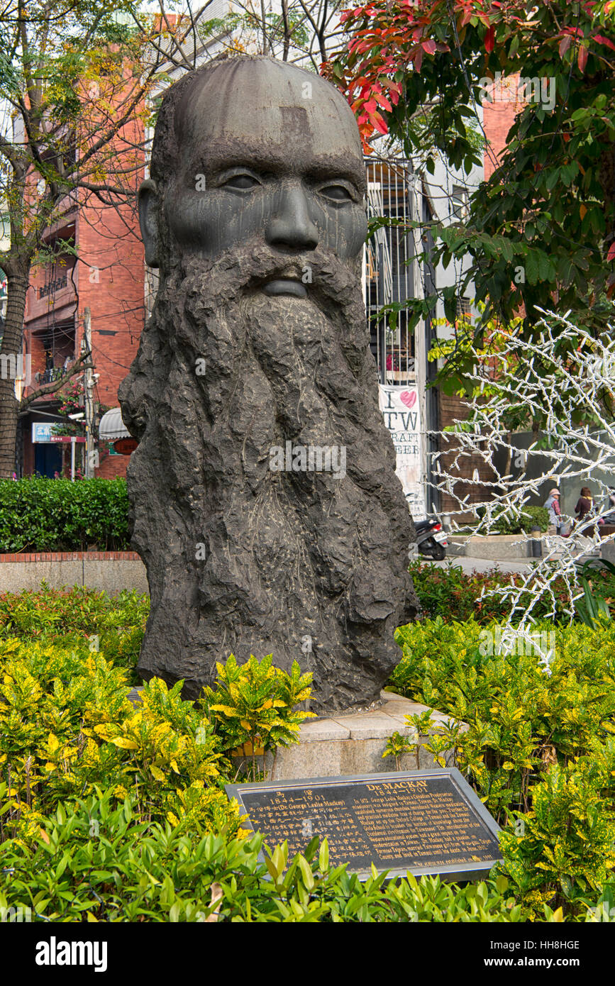 Dr. Mackay Statue in Taipei, Taiwan Stock Photo Alamy