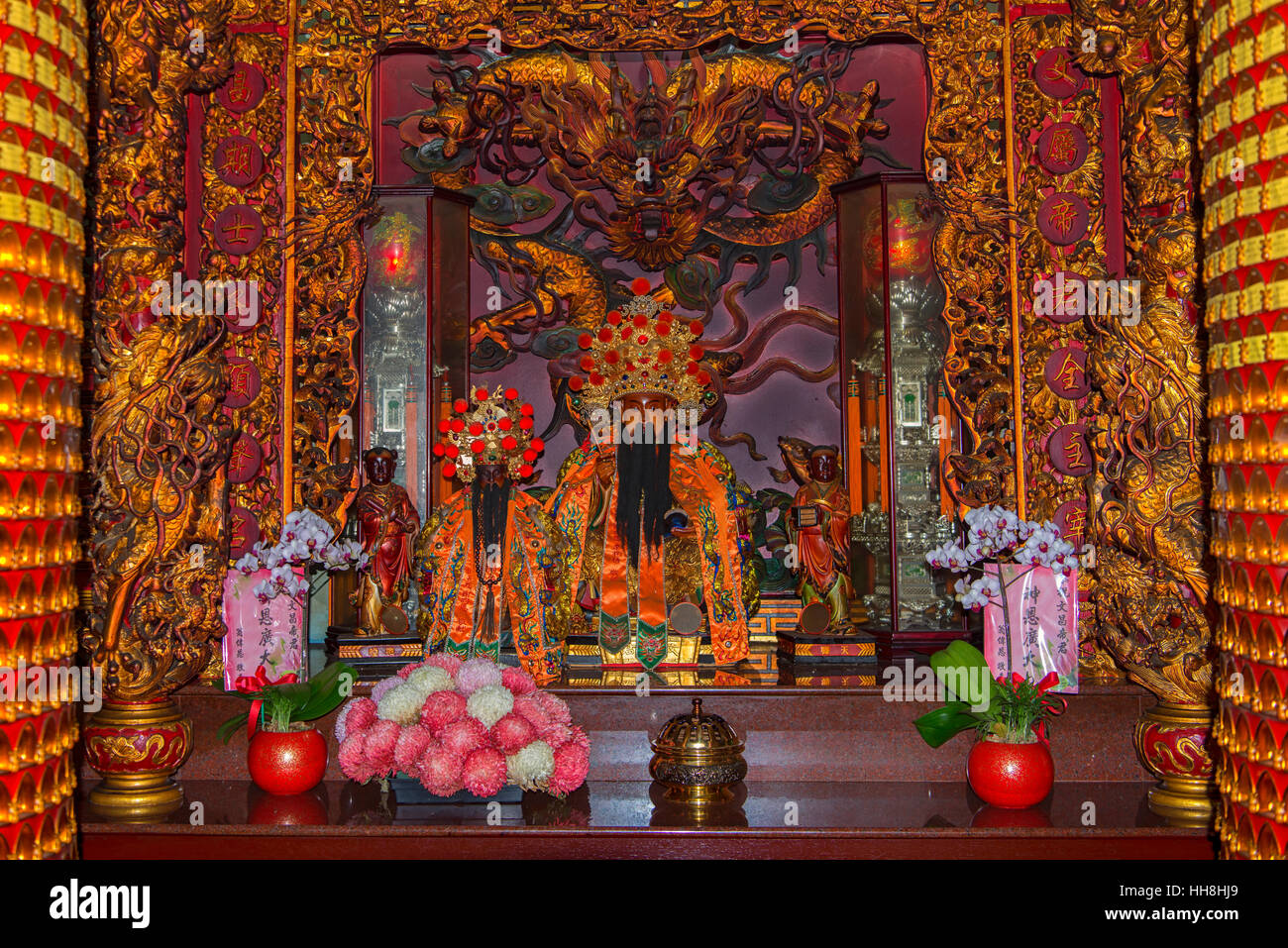 Buddhist Temple in Taipei, Taiwan Stock Photo Alamy
