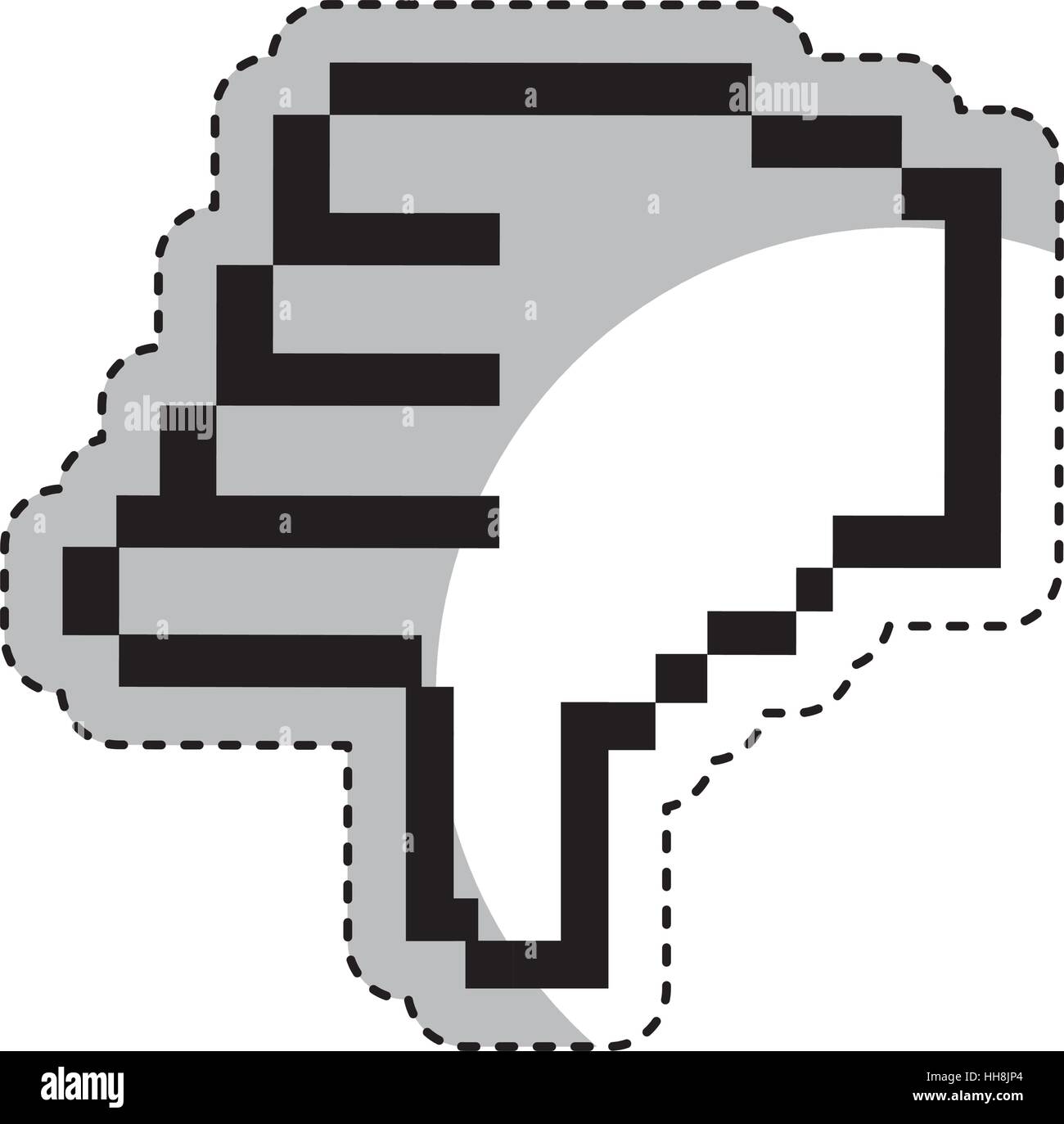 hand pointer cursor icon vector illustration design Stock Vector Image ...