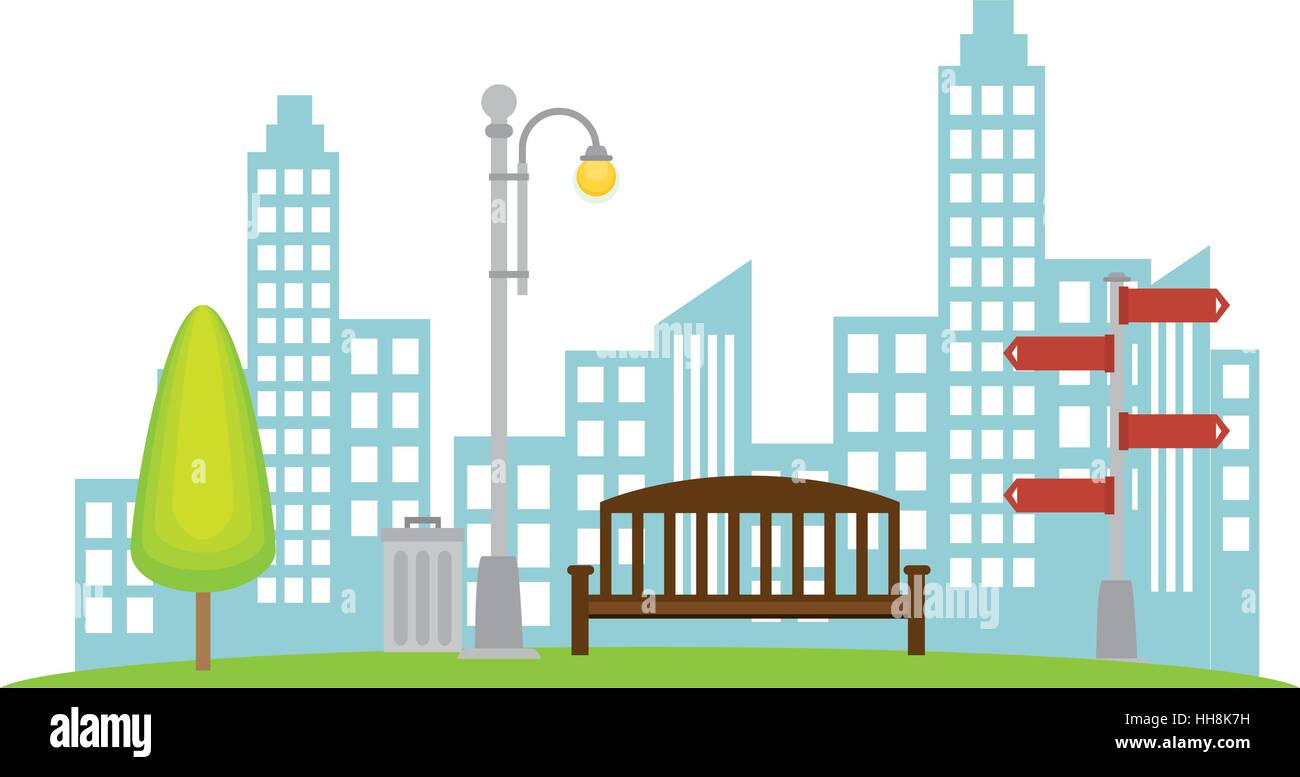 cityscape buildings skyline icon vector illustration design Stock ...