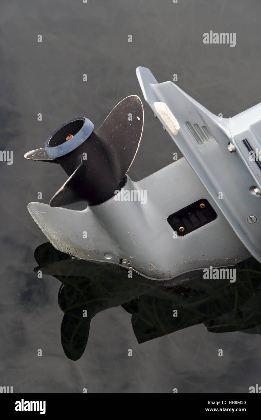 Boat engine propeller. Small boat engine propeller Stock Photo Alamy