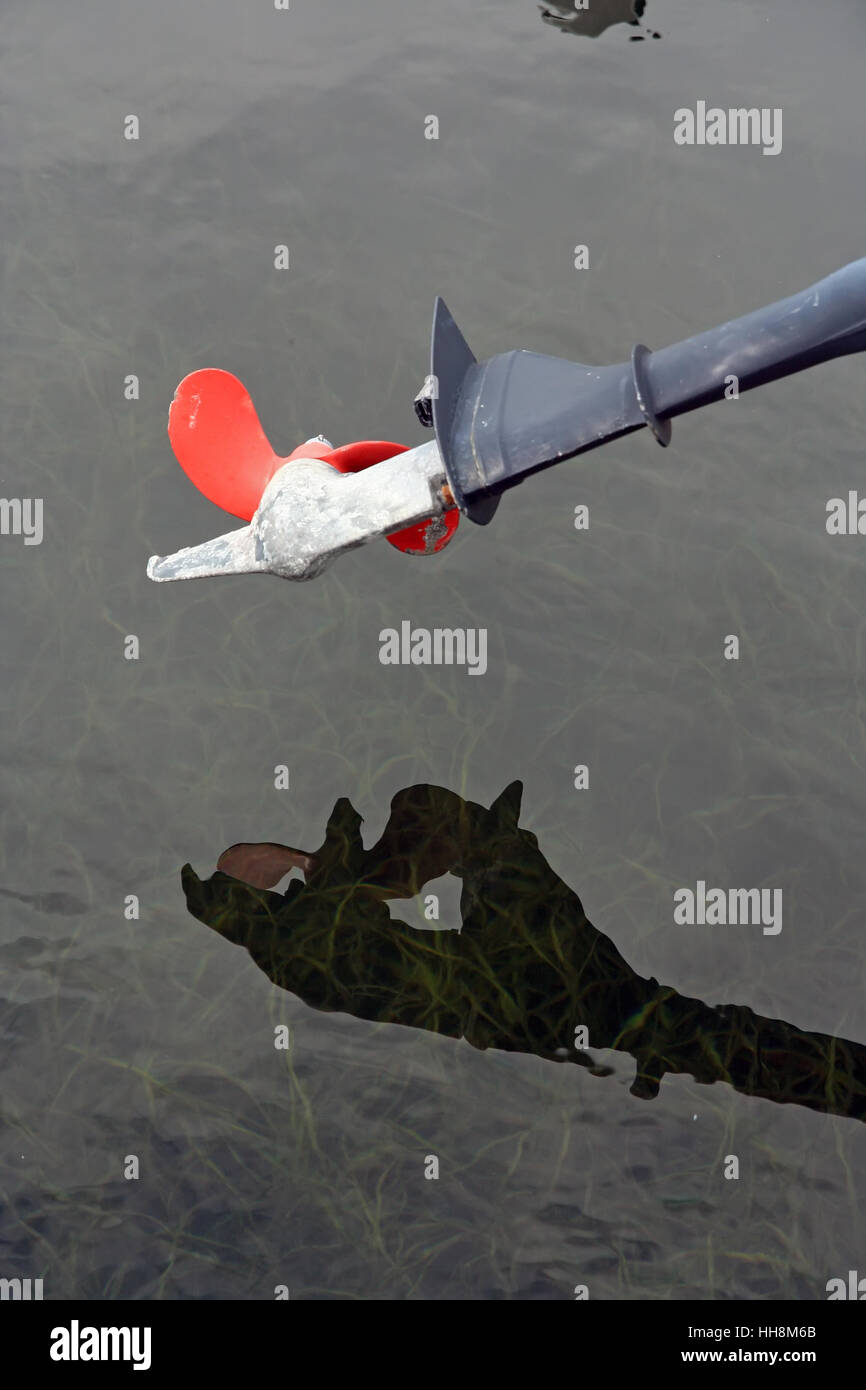 Boat engine propeller. Small boat engine propeller Stock Photo Alamy