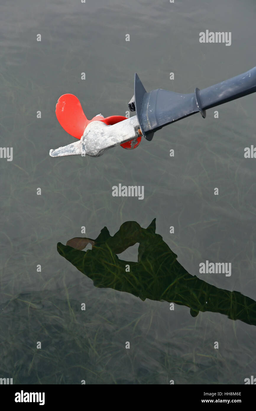 Boat engine propeller. Small boat engine propeller Stock Photo Alamy