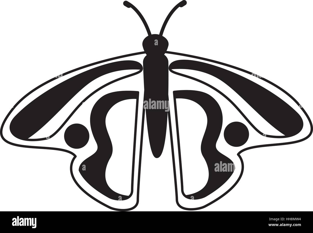cute butterfly isolated icon vector illustration design Stock Vector ...